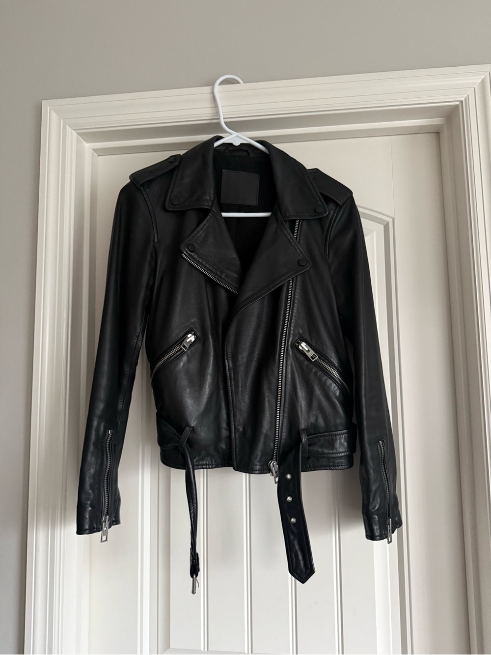 AllSaints Balfern Leather Biker Jacket